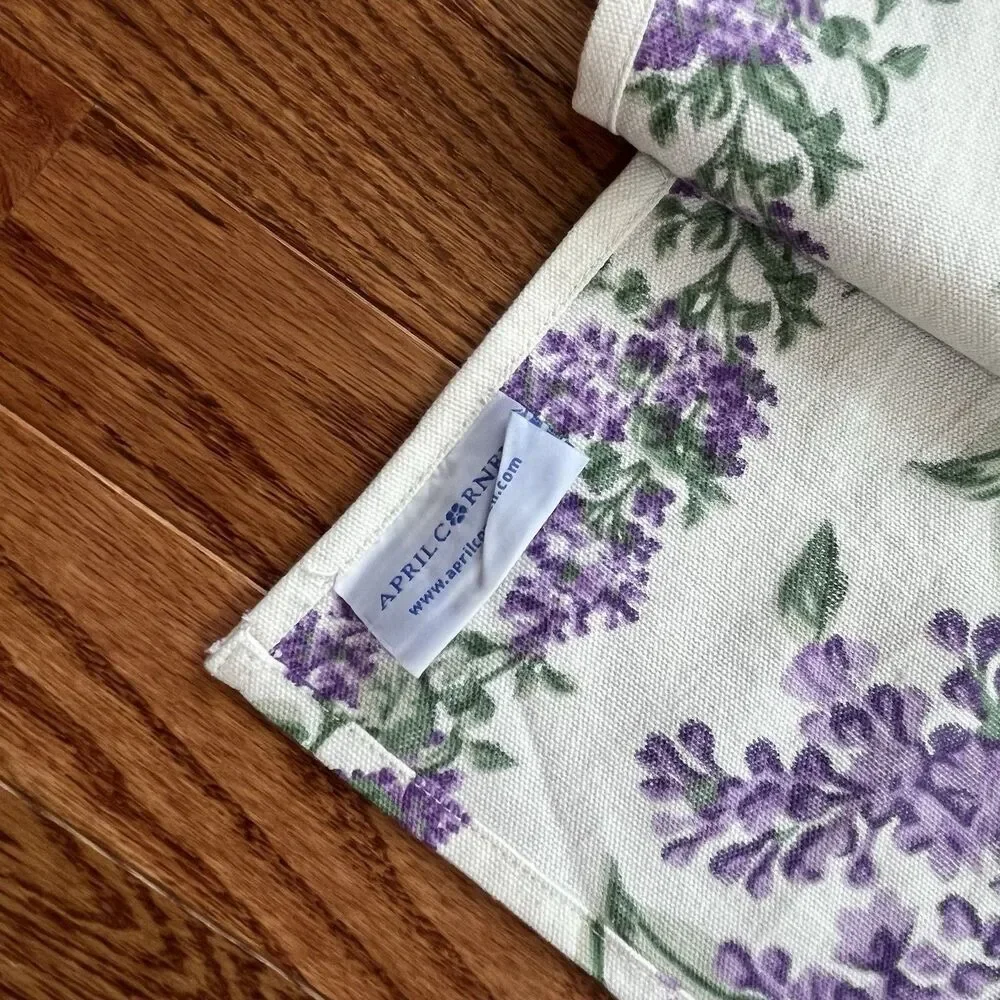 NWT April Cornell Lilac Festival Table Runner